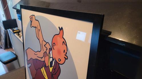 Tintin lichtbakken van stripwinkel, Collections, Personnages de BD, Comme neuf, Enlèvement ou Envoi