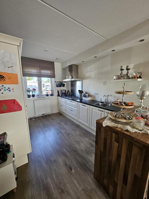 Brocante magnolia witte dubbelwandige keuken GEDEMONTEERD, Huis en Inrichting, Keuken | Complete keukens, Zo goed als nieuw, Enkelwandige keuken