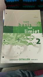 Van basis tot limiet 2 leerwerkboek getallen leerplan B, Nieuw, Ophalen of Verzenden, R. van Nieuwenhuyze; F. Geeurickx