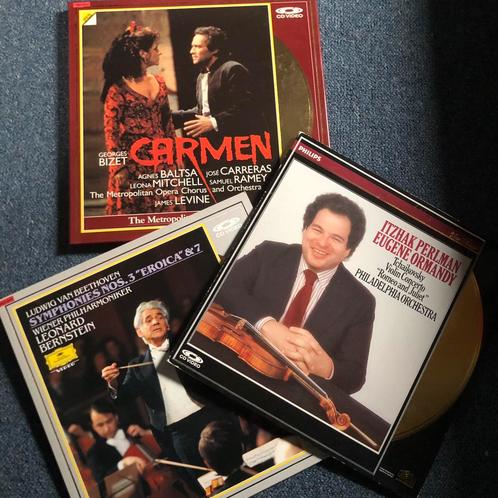 Videodisc Laserdisc - Carmen - Tchaikovsky - Beethoven, CD & DVD, DVD | Musique & Concerts, Enlèvement ou Envoi
