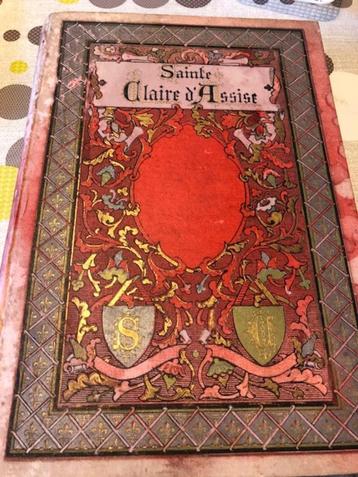 Sainte Claire d'Assise par Mgr Ricard *éd illustrée* *1895* beschikbaar voor biedingen