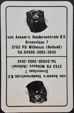 1 Speelkaart Van Ansem's Voedercentrale, Enlèvement ou Envoi, Comme neuf