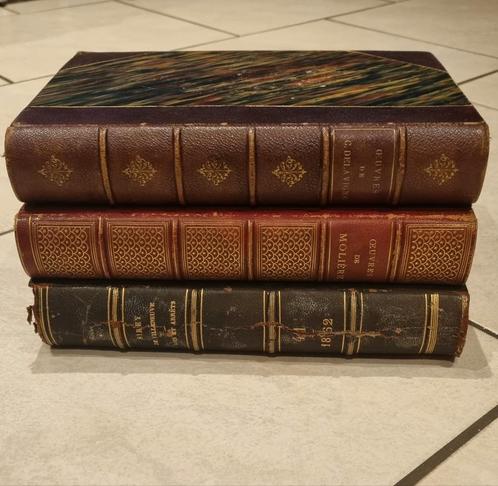 3 antieke boeken 1855/1862/1868, Antiek en Kunst, Antiek | Boeken en Manuscripten, Ophalen of Verzenden