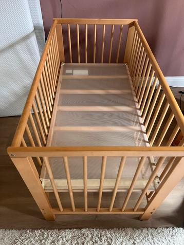 Ikea babybedje 60x120 met aerosleep matras en evt hoeslaken beschikbaar voor biedingen