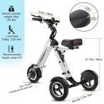Topmate ES32 electric tricycle, Vélos & Vélomoteurs, Enlèvement, Neuf, Moins de 30 km par batterie, Autres marques