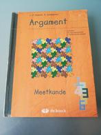 Argument 3 Meetkunde, Boeken, Schoolboeken, Gelezen, ASO, Wiskunde A, J.-P. Daems