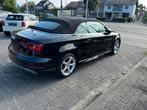 Audi A3 cabrio 1.4 benzine S- line ., Auto's, 4 zetels, 4 cilinders, Zwart, Leder