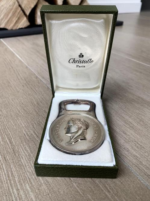 Christofle Flessenopener Zilver, Antiek en Kunst, Antiek | Zilver en Goud, Zilver, Ophalen of Verzenden