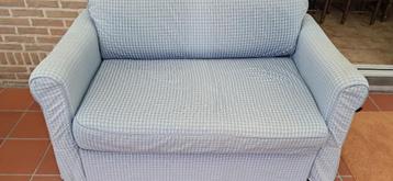 Zetelbed 2 persoons, 90 cm, Enlèvement, Utilisé, 190 cm ou moins