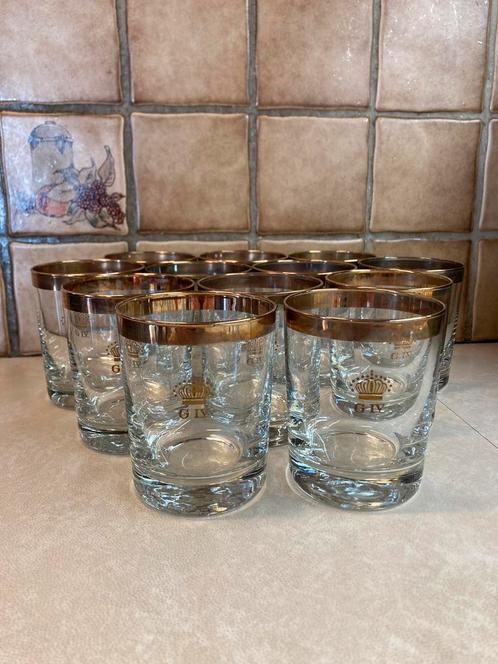 Lot de 12 verres à cocktail ou liqueur G IV, Verzamelen, Glas en Drinkglazen, Nieuw, Overige typen