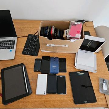 Partij Elektronica Te Koop – Smartphones, Tablets, Hoesjes,  beschikbaar voor biedingen