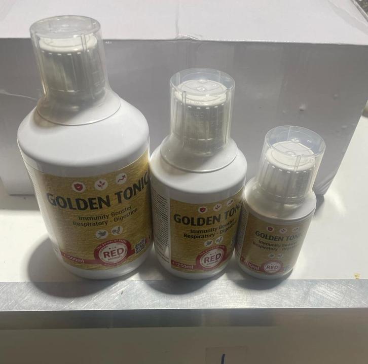 Golden Tonic 250ml Red Animals, Dieren en Toebehoren, Vogels | Toebehoren, Nieuw, Eten en Drinken, Ophalen