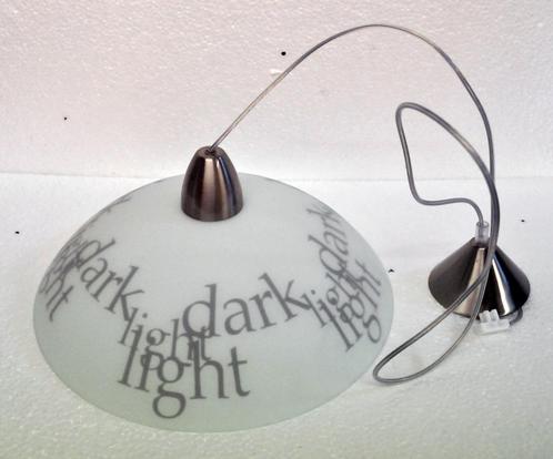 Lampe suspendue en verre & metal (Massive) - NEUF, Huis en Inrichting, Lampen | Hanglampen, Nieuw, Glas, Metaal, Ophalen