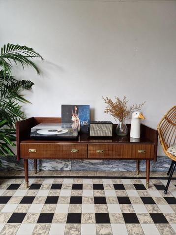 Vintage midcentury dressoir | platenspeler meubel | kast beschikbaar voor biedingen