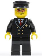 Lego figuur air042 Airport - Pilot / B1-2, Ophalen of Verzenden, Zo goed als nieuw, Losse stenen, Lego
