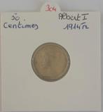 Albert Ier - 50 centimes 1914 Fr, Envoi