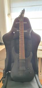 ESP LTD MH-417 - string met 7 strings - zwart satijn, Ophalen of Verzenden, Zo goed als nieuw