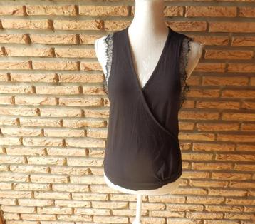 (46)- top femme t.36 noir - even&odd - beschikbaar voor biedingen