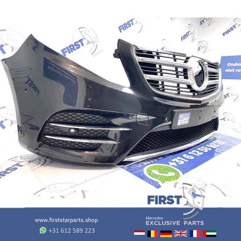 W447 V KLASSE VOORBUMPER ZWART + GRIL COMPLEET VITO 2014-202, Auto-onderdelen, Carrosserie, Bumper, Mercedes-Benz, Voor, Gebruikt