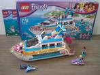 Lego Friends yacht met Mia, Maya en Andrew 41015 - als nieuw, Ophalen of Verzenden, Zo goed als nieuw, Complete set, Lego