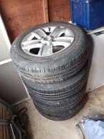 Zomerbanden op alu velgen Skoda Octavia 195/65 R15 91H, Auto-onderdelen, Banden en Velgen, Gebruikt, 15 inch, Velg(en), Verzenden