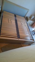 2 persoonsbed + lattenbodem + 2 nachtkastjes, Huis en Inrichting, Ophalen