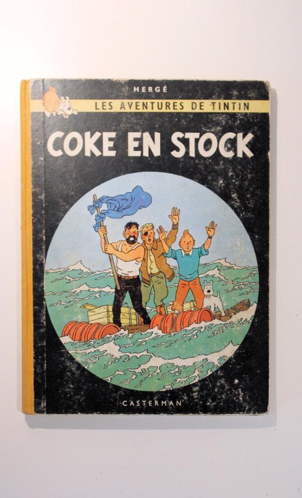 Tintin - Coke en stock (1960), Boeken, Stripverhalen, Gelezen, Eén stripboek, Ophalen of Verzenden