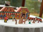 Janod Circus treinbaan – houten speelgoedset –deels compleet, Kinderen en Baby's, Speelgoed | Houten speelgoed, Ophalen, Gebruikt