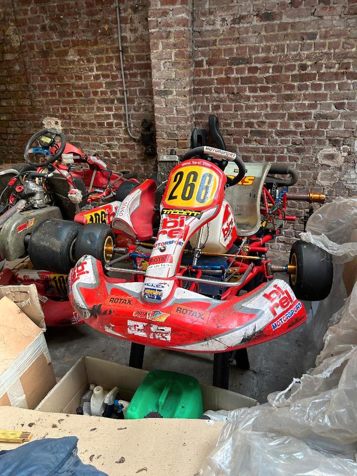Birel Karting Rotax Max 125cc-motor (2 stuk beschikbaar), Sport en Fitness, Karting, Gebruikt, Kart, Ophalen