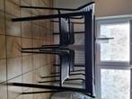 IKEA tafel + 4 stoelen, Ophalen, Gebruikt