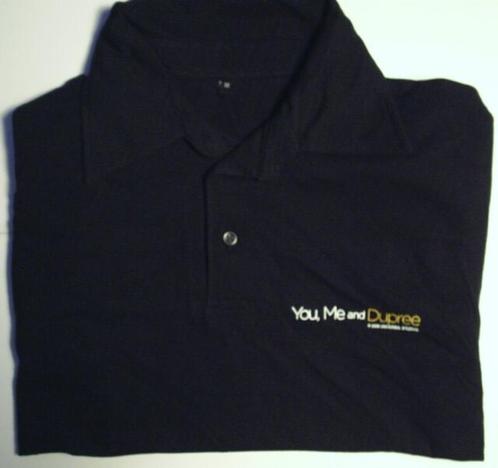 Cinemania: nieuw „YOU, ME and DUPREE” M poloshirt voor heren, Kleding | Heren, Polo's, Nieuw, Maat 48/50 (M), Zwart, Ophalen of Verzenden