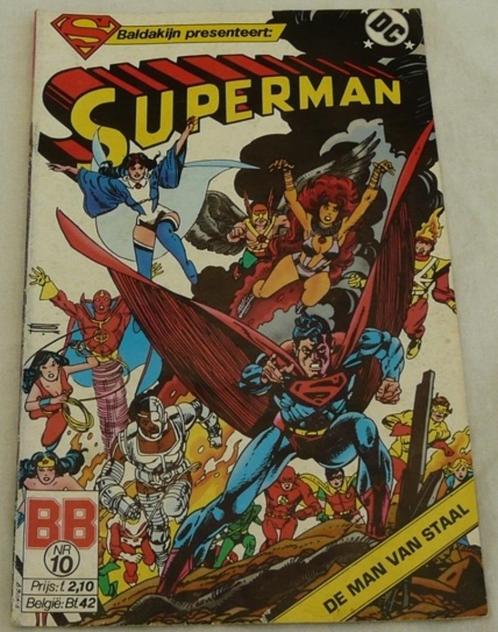 Strip Comic, D.C., Superman, Nr.10, Baldakijn Boeken, 1985., Boeken, Strips | Comics, Gelezen, Eén comic, Europa, Ophalen of Verzenden