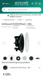 NOUVEAU/ Jamais utilisé/Jamais utilisé Art sound FL501 blanc, TV, Hi-fi & Vidéo, Enceintes, Enlèvement ou Envoi, Neuf