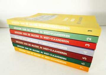 Lexicon van de muziek in West-Vlaanderen - 7 delen beschikbaar voor biedingen