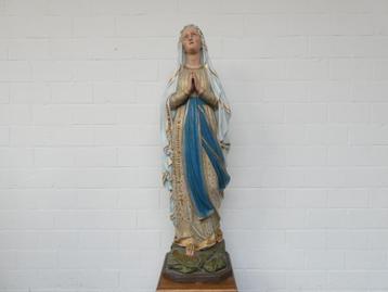 "O.L.Vrouw van Lourdes" GROOT kerkbeeld neogotiek beschikbaar voor biedingen