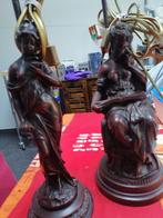 Bronzen tafellampen art deco, Antiquités & Art, Antiquités | Bronze & Cuivre, Bronze, Enlèvement