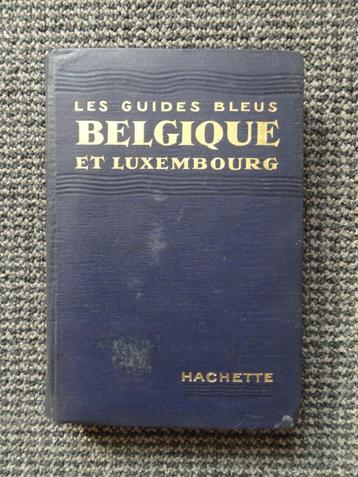Hachette, les guides bleus BELGIQUE et LUXEMBOURG, 1927 beschikbaar voor biedingen