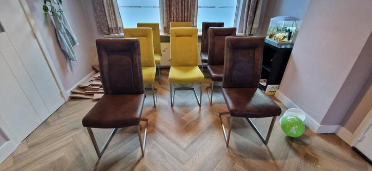 Eetkamerstoelen (8) Henders en Hazel, Huis en Inrichting, Fauteuils, Ophalen