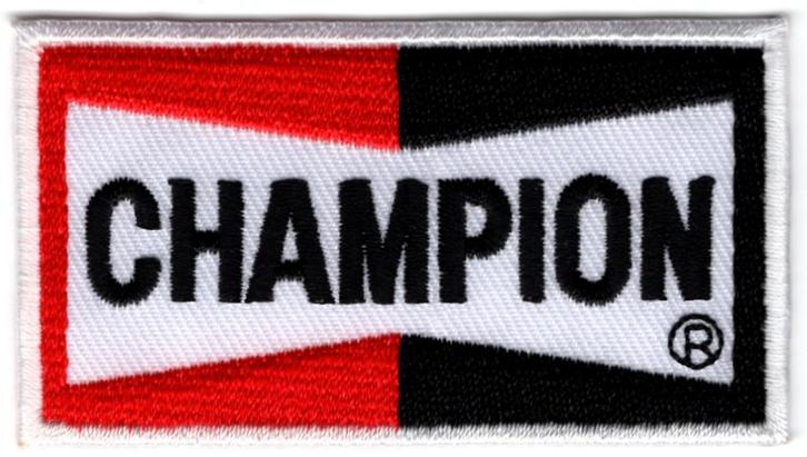 Champion stoffen opstrijk patch embleem #4, Motoren, Accessoires | Stickers, Verzenden