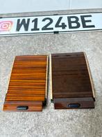 Mercedes W124 zebrano notenhout rollobox hout middenconsole, Ophalen of Verzenden