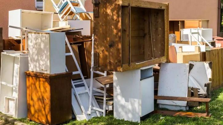 Vide Maison 0032 456 65 58 79 - évacuation des déchets, Tuin en Terras, Tuinhuizen, Zo goed als nieuw, Hout, Ophalen