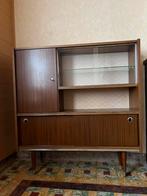 Antieken vintage wandkast met vakjes, Huis en Inrichting, Ophalen, 25 tot 50 cm, Minder dan 150 cm, 100 tot 150 cm