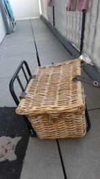 Rieten fietsmand, Fietsen en Brommers, Fietsaccessoires | Fietsmanden, Ophalen, Gebruikt, Fietsmand