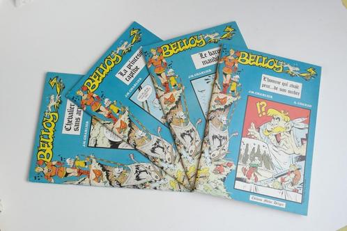 BELLOY tomes 1 à 4 (EO 1977 ttbe) de UDERZO, Boeken, Stripverhalen, Gelezen, Complete serie of reeks, Ophalen of Verzenden
