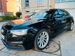 AUDI A5 S-LINE SPORTBACK 2.0TFSI AUTOMAAT 80000KM, Auto's, 4 cilinders, Zwart, Leder, Bedrijf