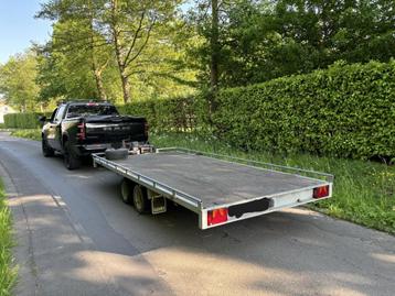 Vlemmix autotransporter 195x405cm 2700kg met elektrische lie beschikbaar voor biedingen