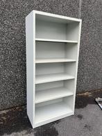 Open archiefkast 195x92x46cm incl. 4 legborden wit, Ophalen, Gebruikt, Metaal