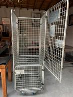 Rolcontainer op wielen afmetingen 85 x 67 x 1.85m hoog, Doe-het-zelf en Bouw, Ophalen, Transportkar, 100 liter of meer, Zo goed als nieuw
