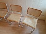 4 loungestoelen naar Thonet ontwerp van Marcel Breuer, Ophalen, Gebruikt, Wit, Breuer