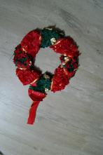 kerst krans adventskrans  isomo rood groen  27cm diameter, Diversen, Ophalen of Verzenden
